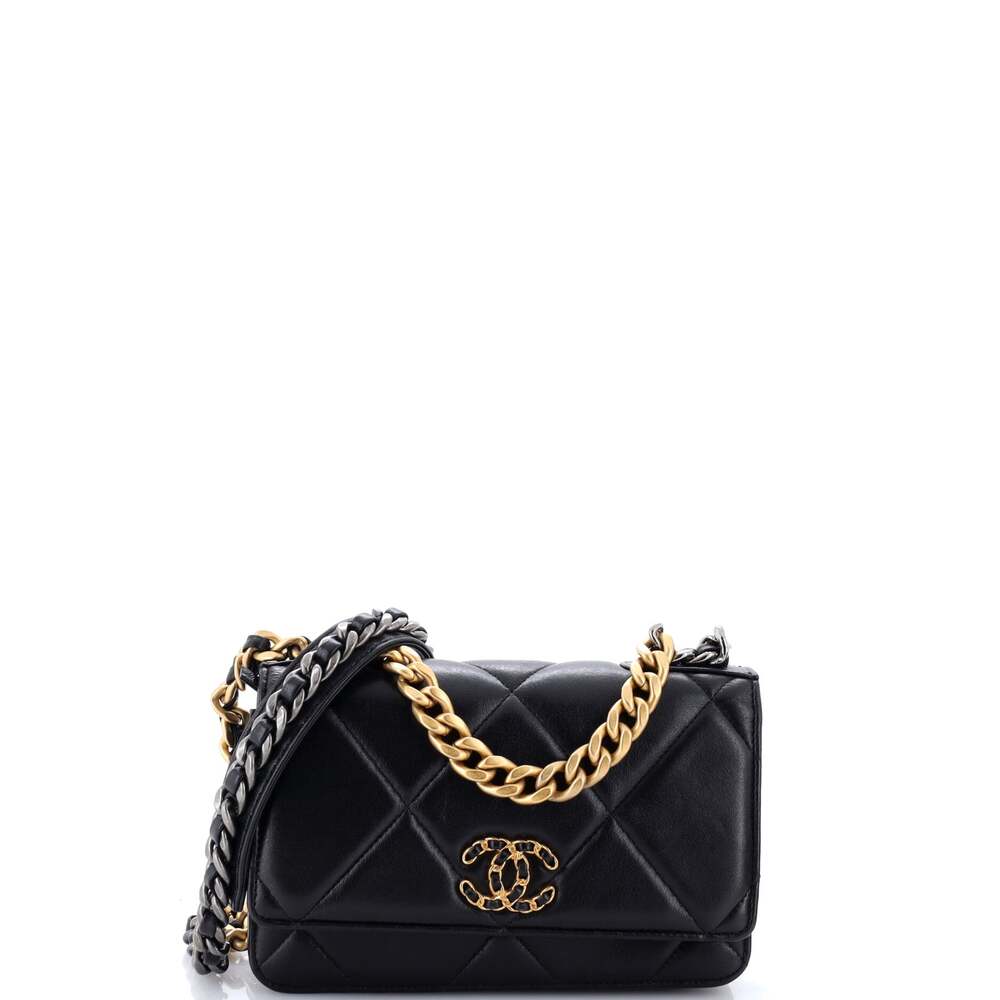 Chanel 19 Wallet On Chain Quilted #357211C44B